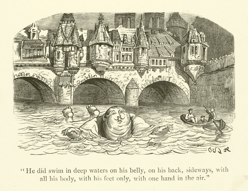 Illustration für die Werke von Rabelais von Gustave after Dore