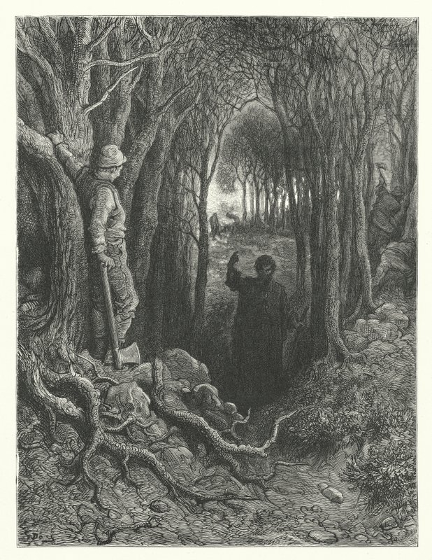 Gustave Doré Illustration für Coleridges Rime of the Ancient Mariner (Gravur) von Gustave Dore