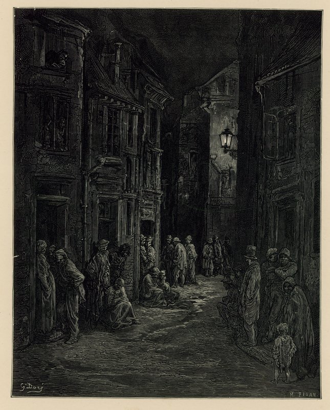 Slumwohnungen von Gustave Dore