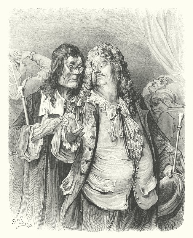 Die Fabeln von La Fontaine: Die Ärzte von Gustave Dore