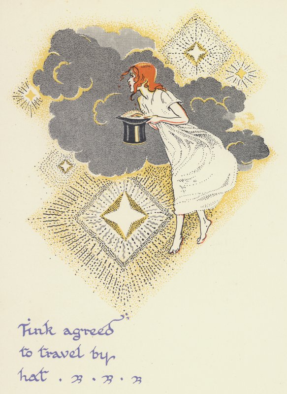 Peter Pan und Wendy: Tink stimmte zu, im Hut zu reisen von Gwynedd M. Hudson