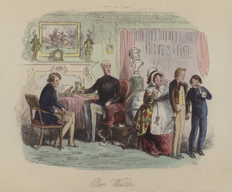 Illustration für Lewis Arundel oder Die Eisenbahn des Lebens von Frank E. Smedley von after Hablot Knight Browne