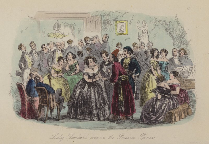 Illustration für Lewis Arundel oder Die Eisenbahn des Lebens von Frank E. Smedley von after Hablot Knight Browne