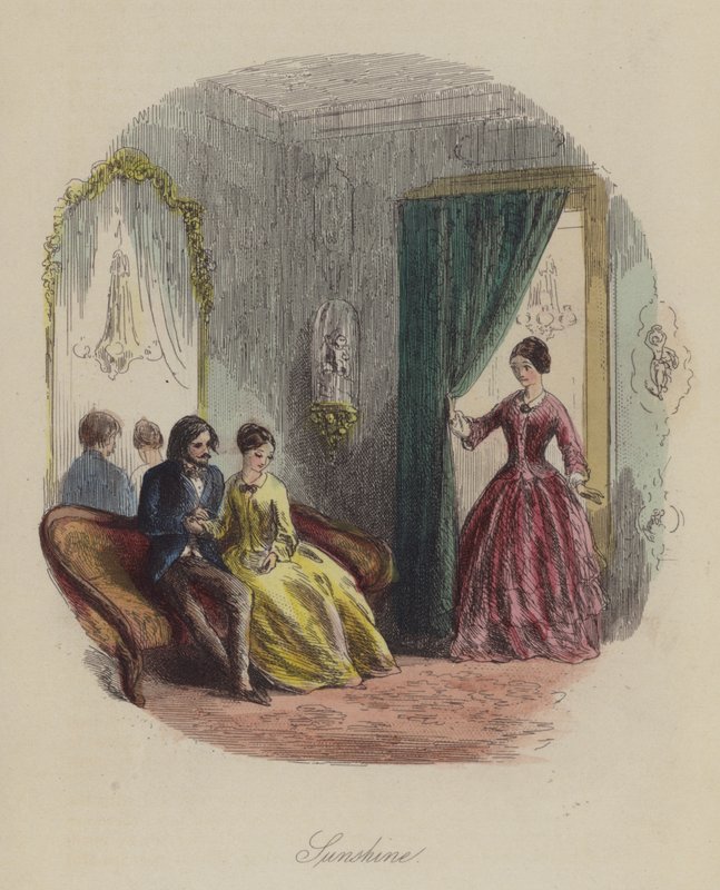 Illustration für Lewis Arundel oder Die Eisenbahn des Lebens von Frank E. Smedley von after Hablot Knight Browne