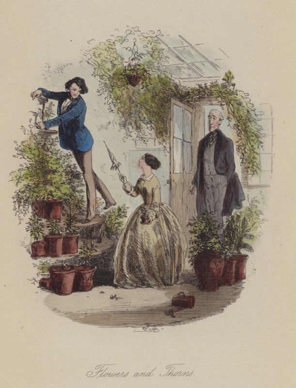 Illustration für Lewis Arundel oder Die Eisenbahn des Lebens von Frank E. Smedley von after Hablot Knight Browne