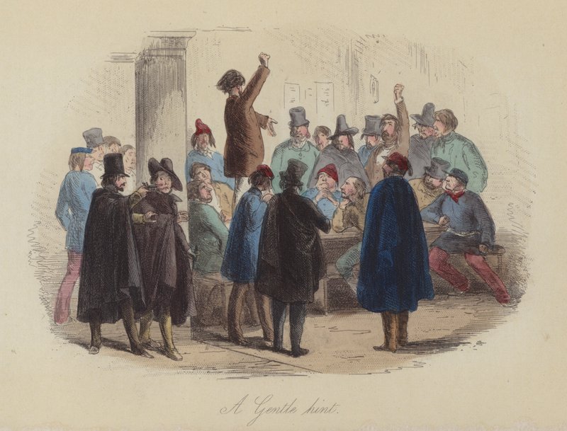 Illustration für Lewis Arundel oder Die Eisenbahn des Lebens von Frank E. Smedley von after Hablot Knight Browne