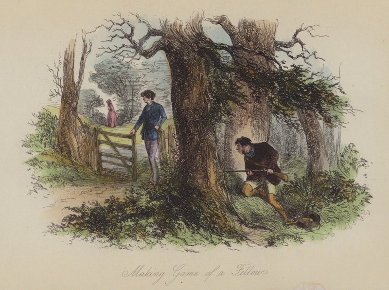 Illustration für Lewis Arundel oder Die Eisenbahn des Lebens von Frank E Smedley von after Hablot Knight Browne