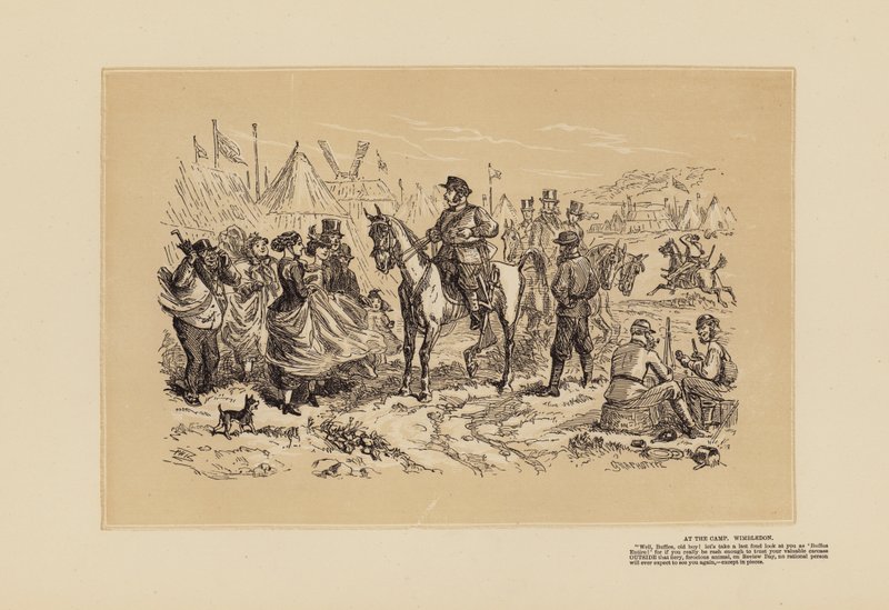 Das Wimbledon-Treffen, Nr. 2, Fraternisierung von Hablot Knight (1815 92) Browne