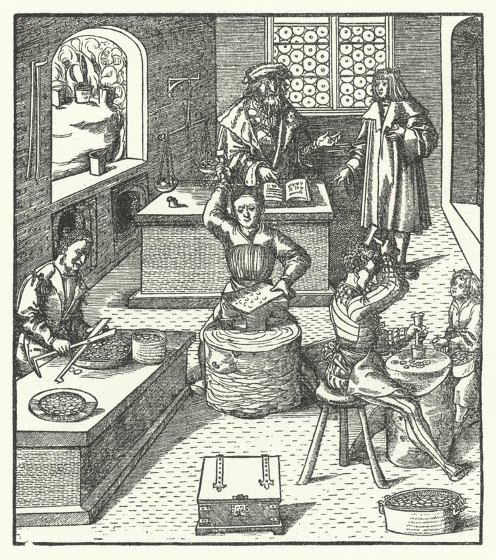 Erzherzog Maximilian von Österreich in der Münze von Hans (after) Burgkmair