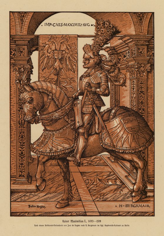 Maximilian I., Heiliger Römischer Kaiser von Hans (after) Burgkmair