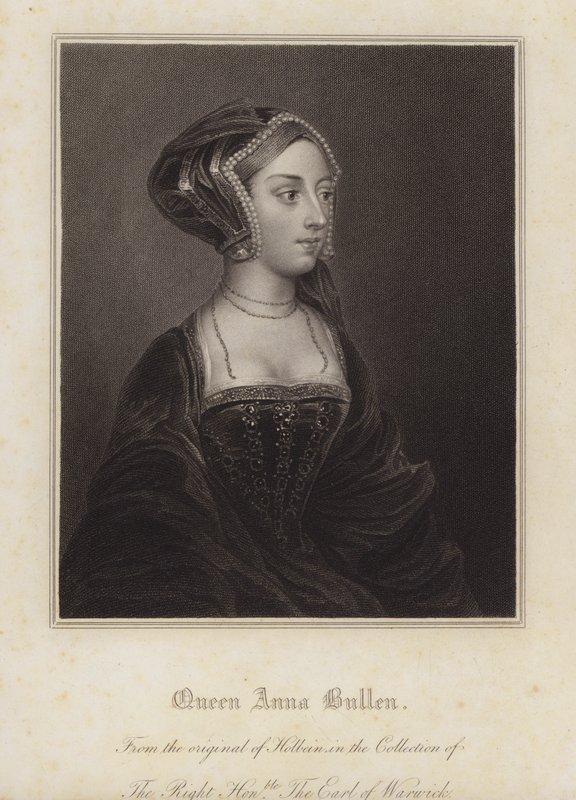 Anne Boleyn, zweite Frau von König Heinrich VIII. von Hans (after) Holbein the Younger