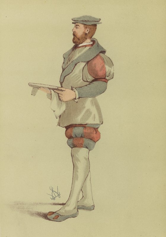 Männerkostüm der Herrschaft von Heinrich VIII. von Hans (after) Holbein the Younger