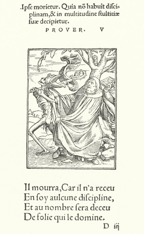 Der Abt (Gravur) von Hans (after) Holbein the Younger