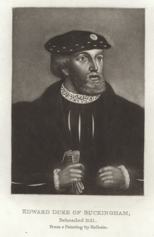 Edward Herzog von Buckingham von Hans Holbein der Jüngere