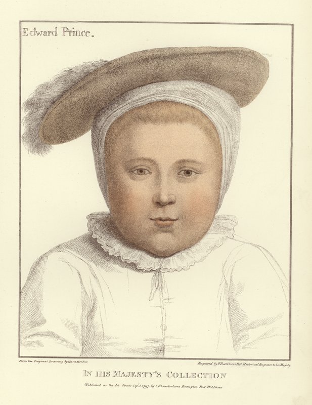 Edward, Prinz von Wales (Aquatinta) von Hans Holbein der Jüngere