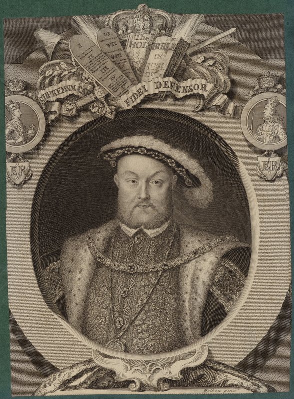 Porträt von König Heinrich VIII. von England von Hans Holbein der Jüngere