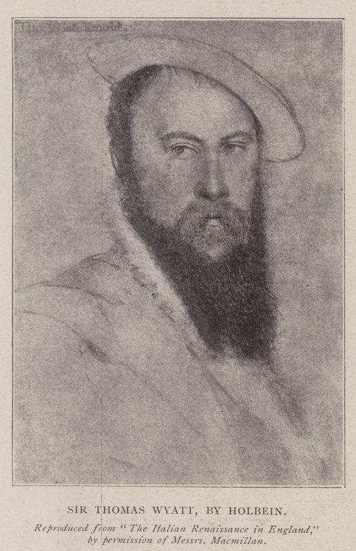 Sir Thomas Wyatt von Hans Holbein der Jüngere
