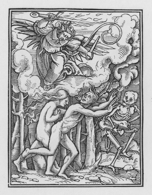 Holbeins Totentanz: Die Vertreibung von Hans after Holbein the Younger
