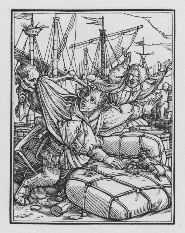 Holbeins Totentanz: Der Kaufmann von Hans after Holbein the Younger