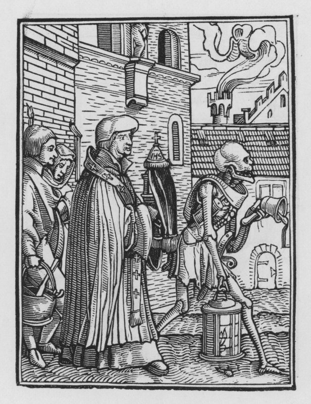 Holbeins Totentanz: Der Priester von Hans after Holbein the Younger