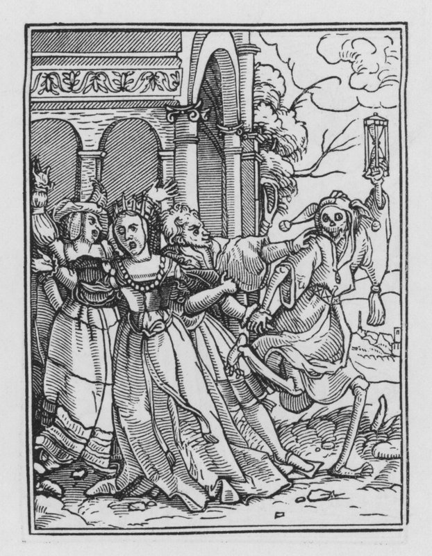 Holbeins Totentanz: Die Königin von Hans after Holbein the Younger