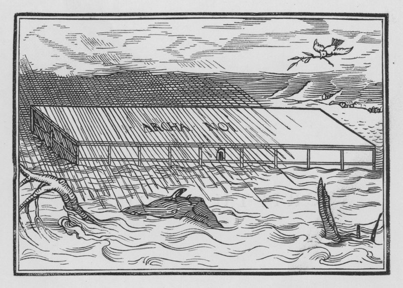Die Sintflut, Genesis VII, 23 von Hans after Holbein the Younger