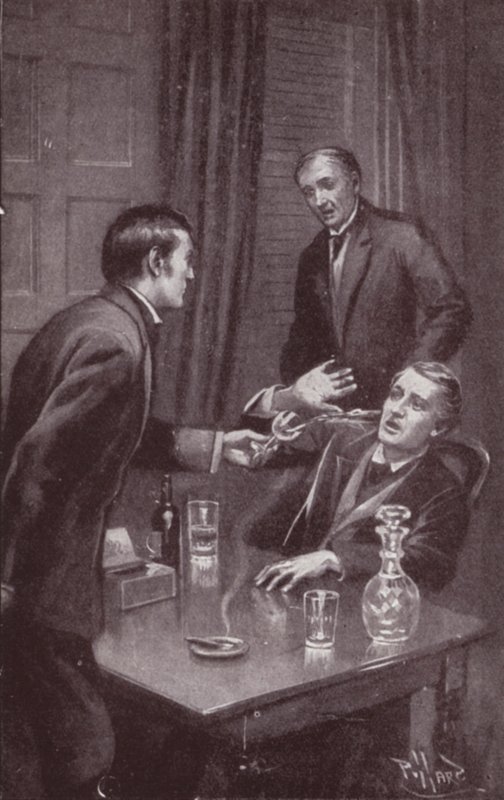 Illustration für Das Geheimnis von Edwin Drood von Charles Dickens von Harold Hume Piffard