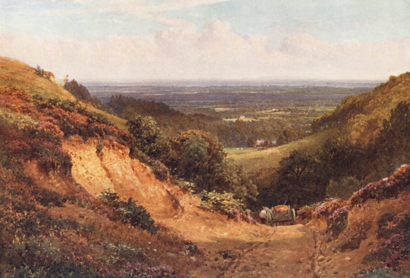 Die Kiesgrube, oberhalb von Gomshall von Harold Sutton Palmer