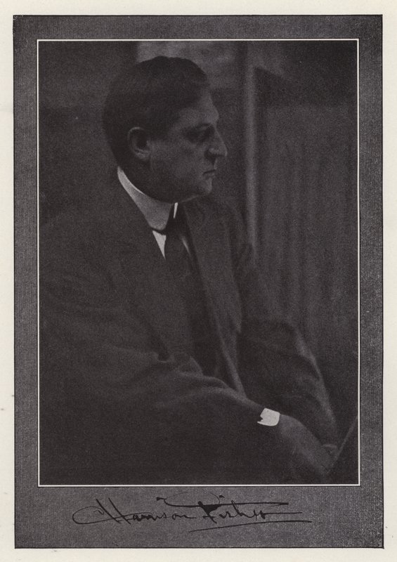 Harrison Fisher (1875-1934), amerikanischer Illustrator (s/w Foto) von Harrison Fisher