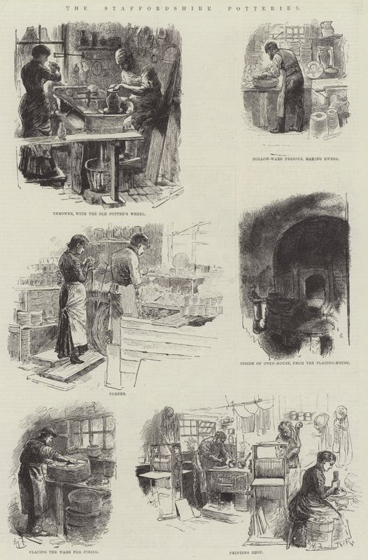 Die Staffordshire Töpfereien von Harry Furniss