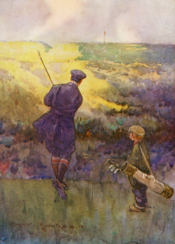 Golfplätze: Deal, das "Sandy Parlour" spielen von Harry (1878 1950) Rountree