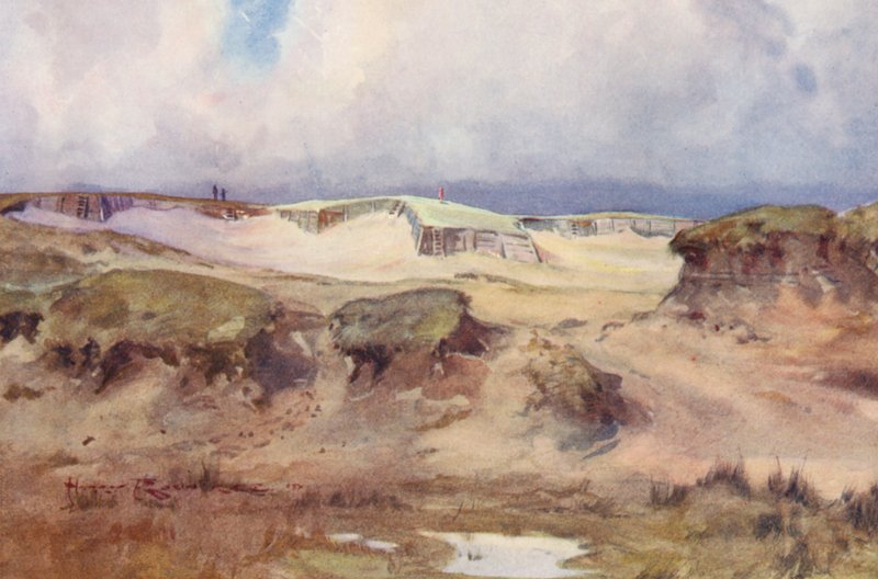 Golfplätze: Westward Ho! das fünfte Tee von Harry (1878 1950) Rountree