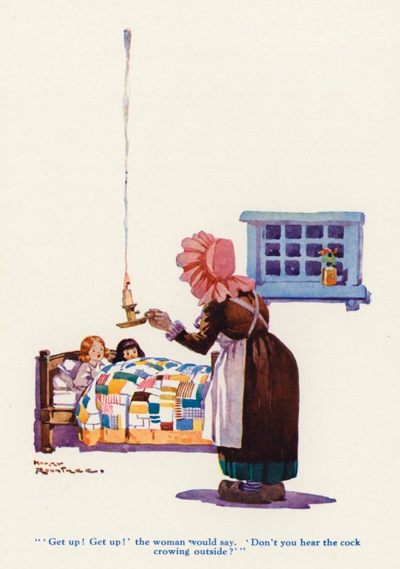 Die Witwe und ihre kleinen Mädchen von Harry Rountree