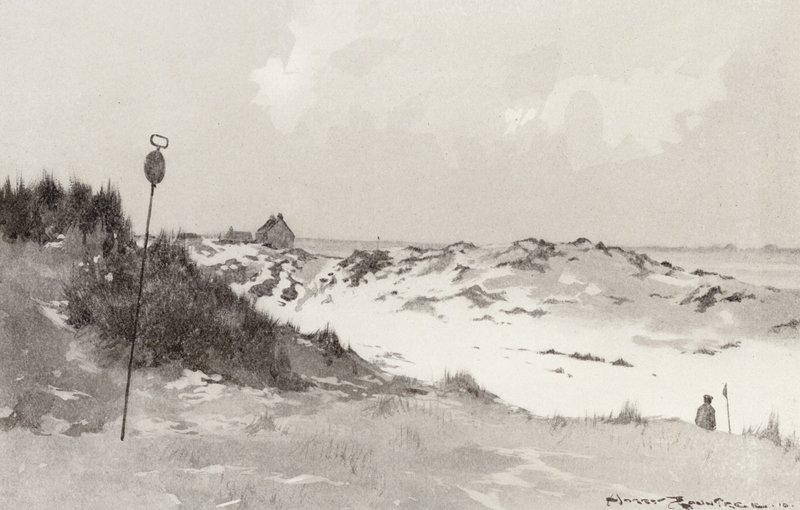 Golfplätze: Hunstanton, unter Schnee von Harry (1878 1950) Rountree