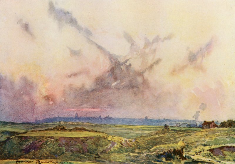 Golfplätze: St. Andrews, die Stadt in der Ferne von Harry (1878 1950) Rountree