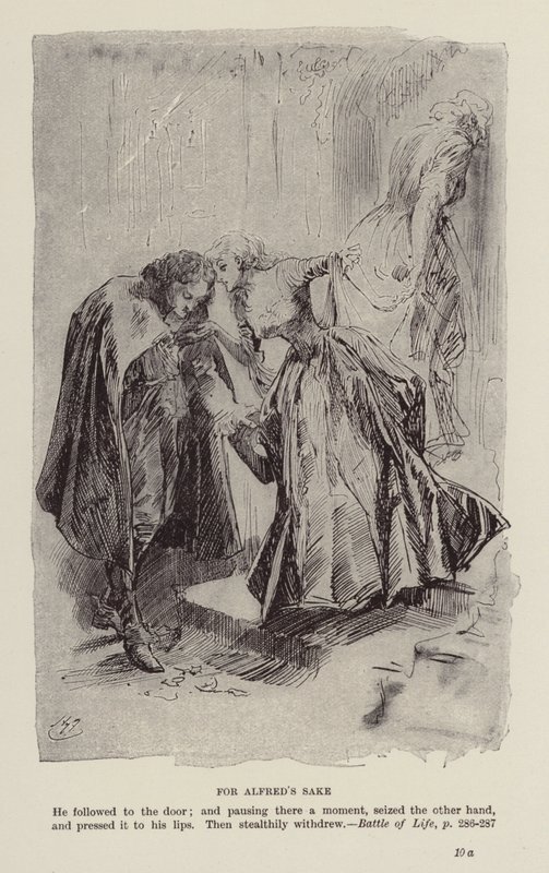 Weihnachtsbücher von Charles Dickens: Kampf des Lebens von Harry (after) Furniss