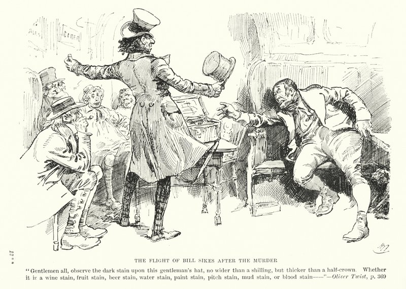 Illustration für Oliver Twist von Charles Dickens von Harry (after) Furniss