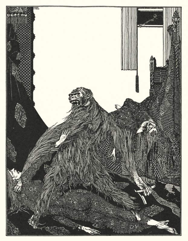 Edgar Allan Poe: Die Morde in der Rue Morgue von Harry Clarke