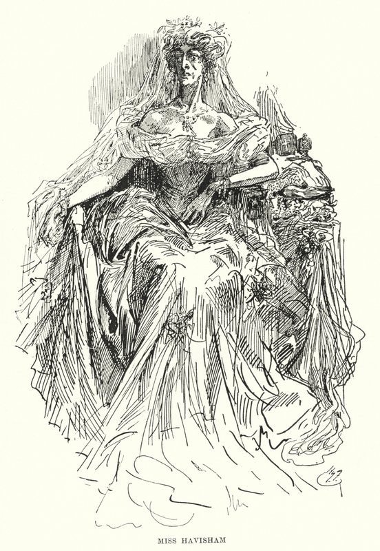 Illustration für Große Erwartungen von Charles Dickens (Lithographie) von Harry Furniss