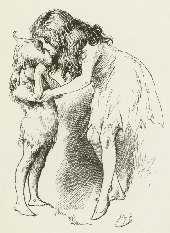 Illustration für Sylvie und Bruno von Lewis Carroll von Harry Furniss