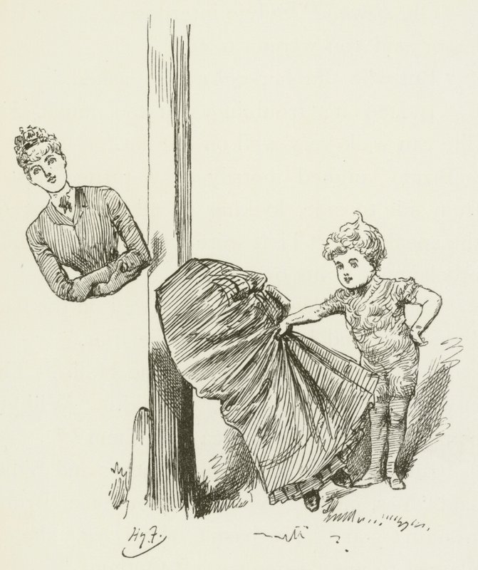 Illustration für Sylvie und Bruno von Lewis Carroll von Harry Furniss