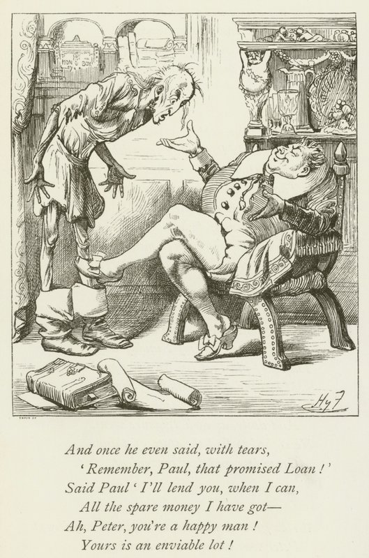 Illustration für Sylvie und Bruno von Lewis Carroll von Harry Furniss