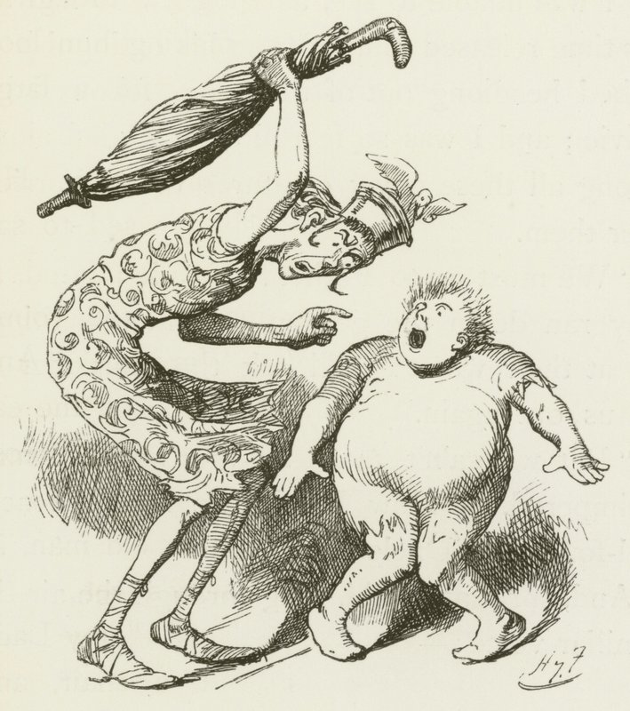 Illustration für Sylvie und Bruno von Lewis Carroll von Harry Furniss