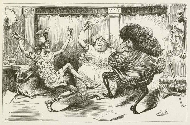 Illustration für Sylvie und Bruno von Lewis Carroll von Harry Furniss