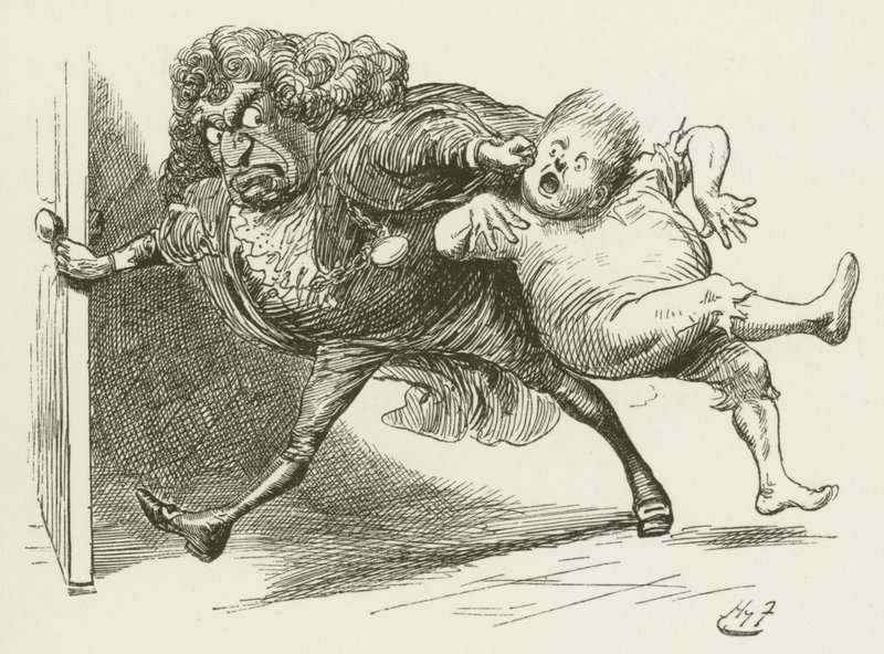 Illustration für Sylvie und Bruno von Lewis Carroll von Harry Furniss