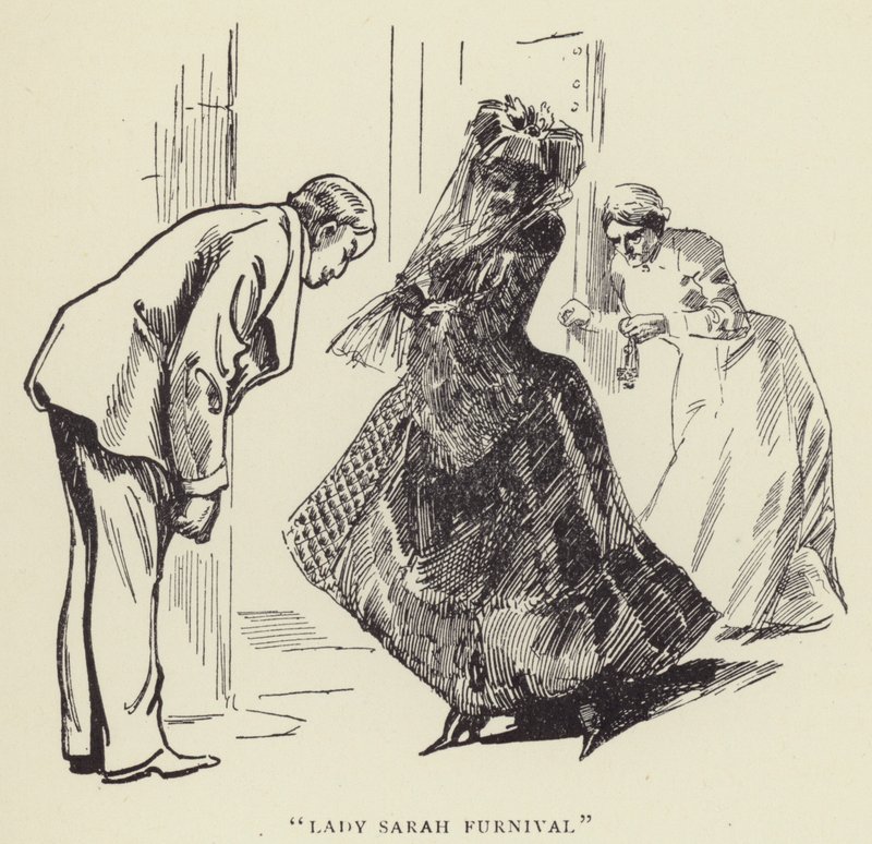 Lady Sarah Furnival von Harry Furniss