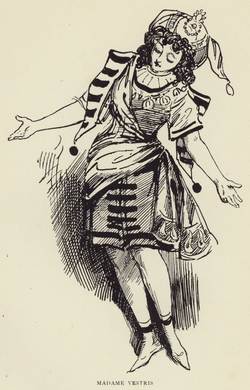 Madame Vestris von Harry Furniss