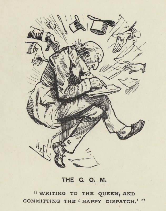 Der große alte Mann - GOM - W E Gladstone von Harry Furniss