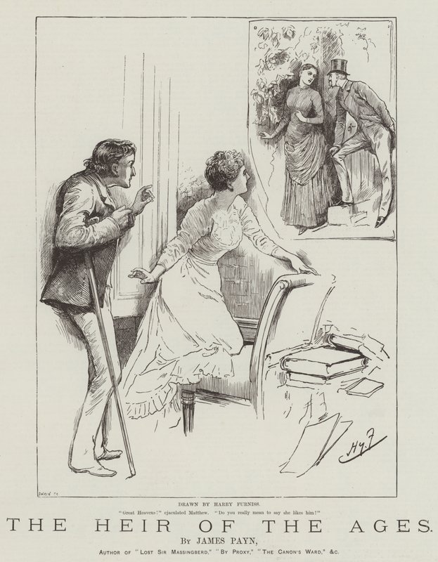 Der Erbe der Zeitalter, von James Payn von Harry Furniss