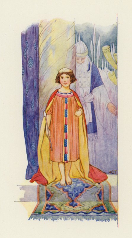 Wieder rief das Volk: "Gott schütze den König!" von Harry George Theaker
